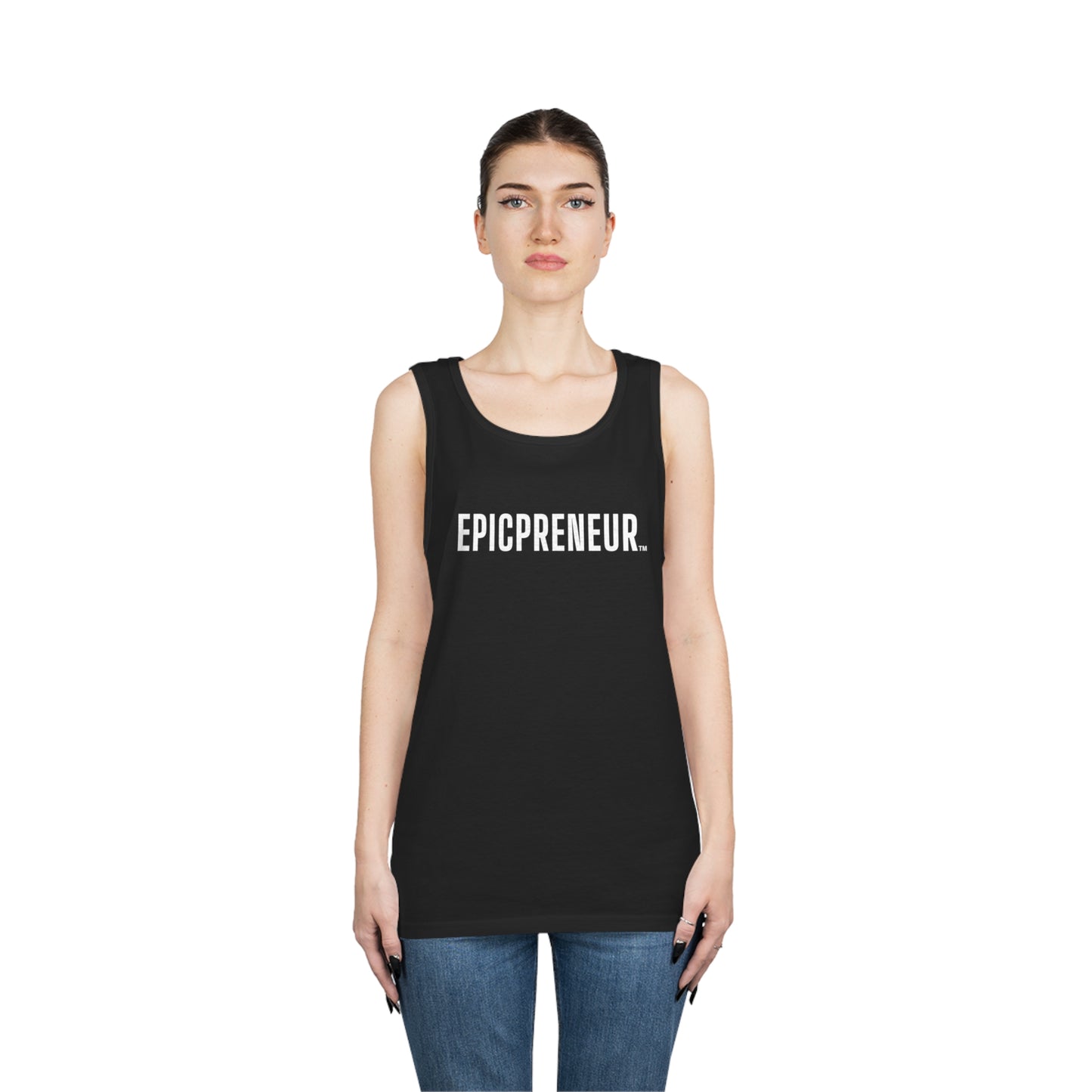 Heavy Tank Top - White Logo