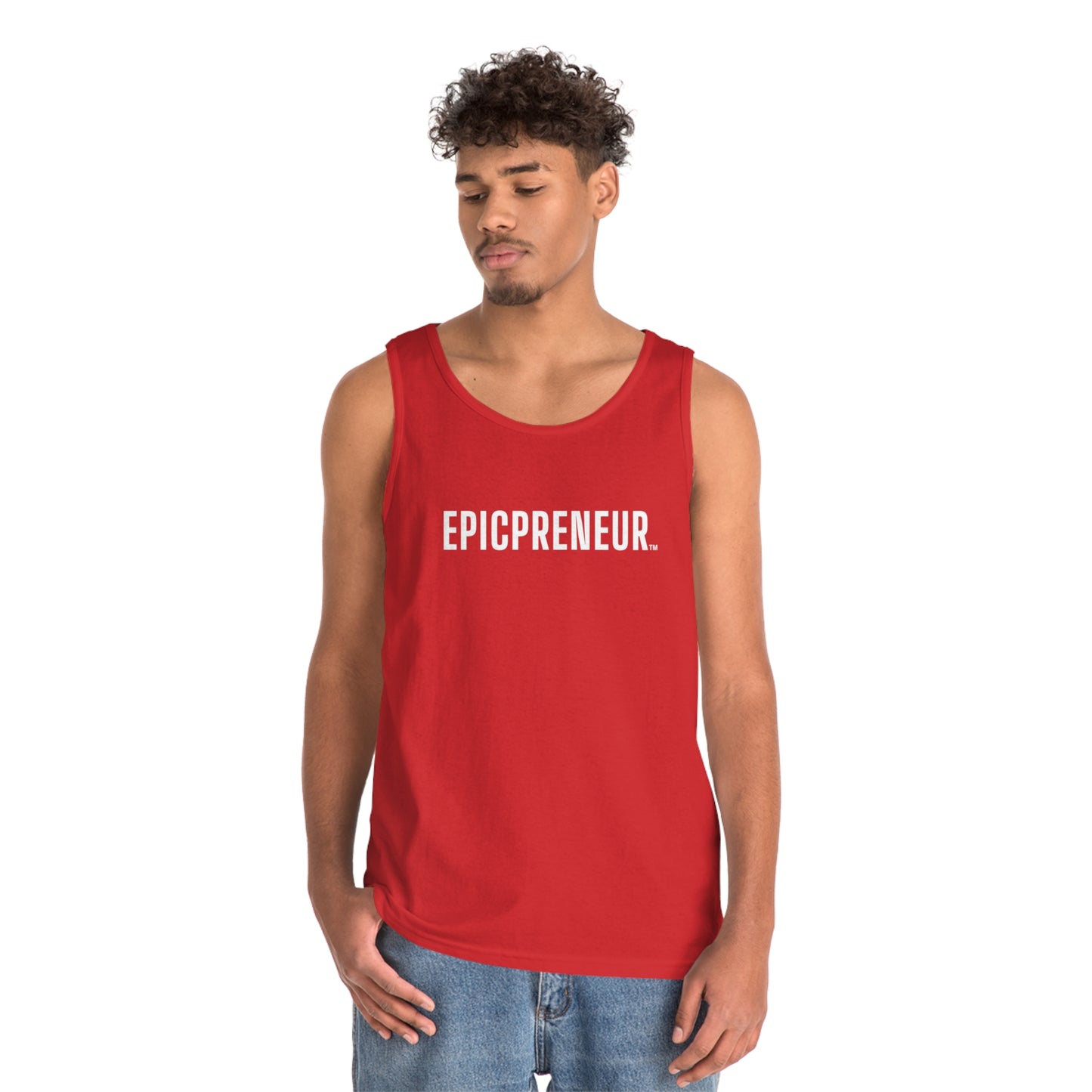 Heavy Tank Top - White Logo