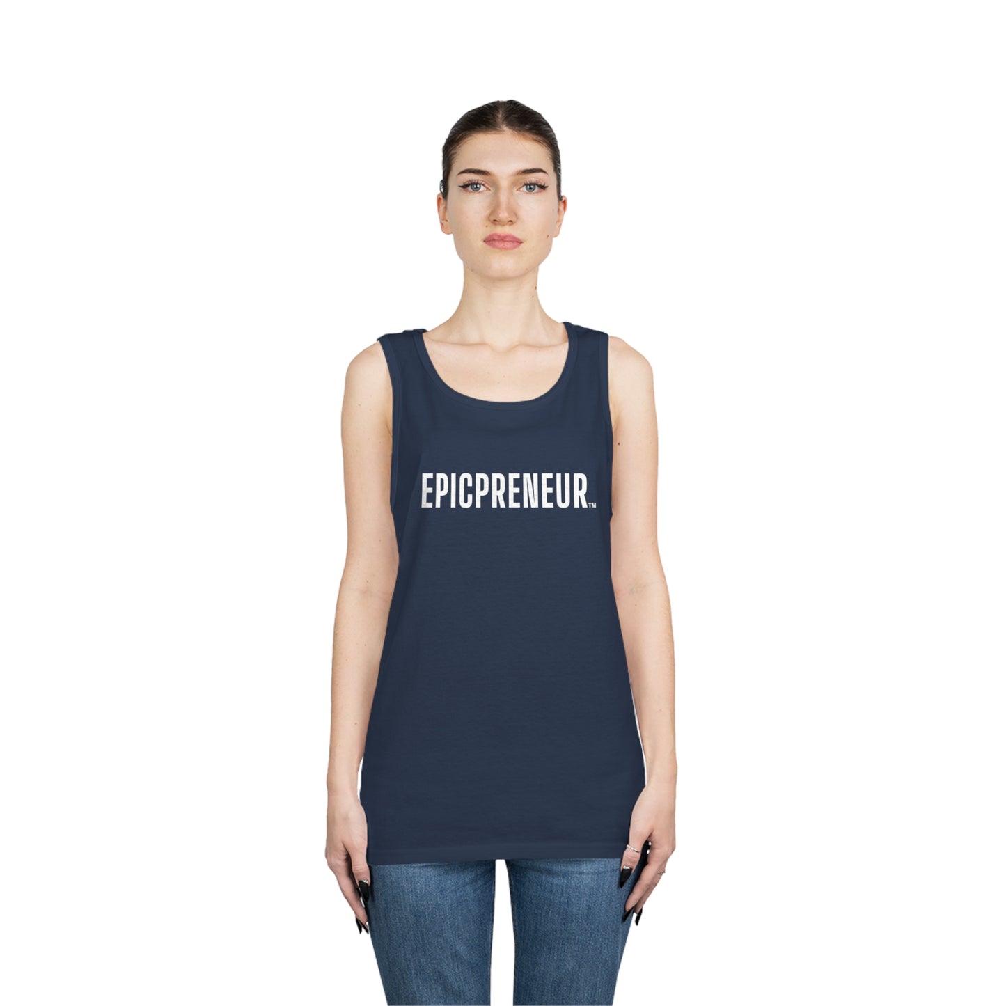 Heavy Tank Top - White Logo